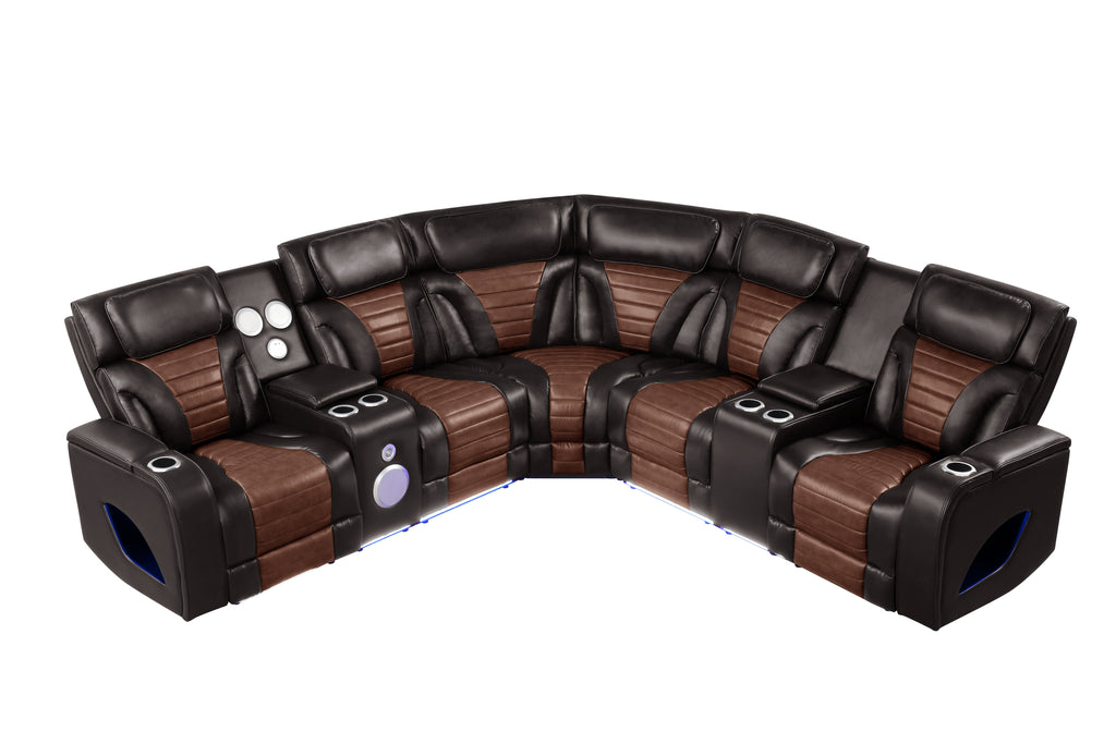 Robin Brown Reclinig Sectional