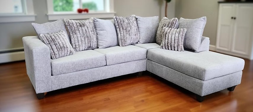 Kora sectional smoke gray