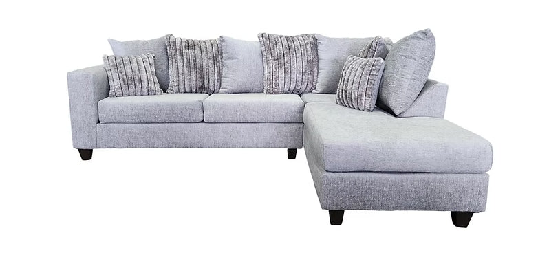 Kora sectional smoke gray