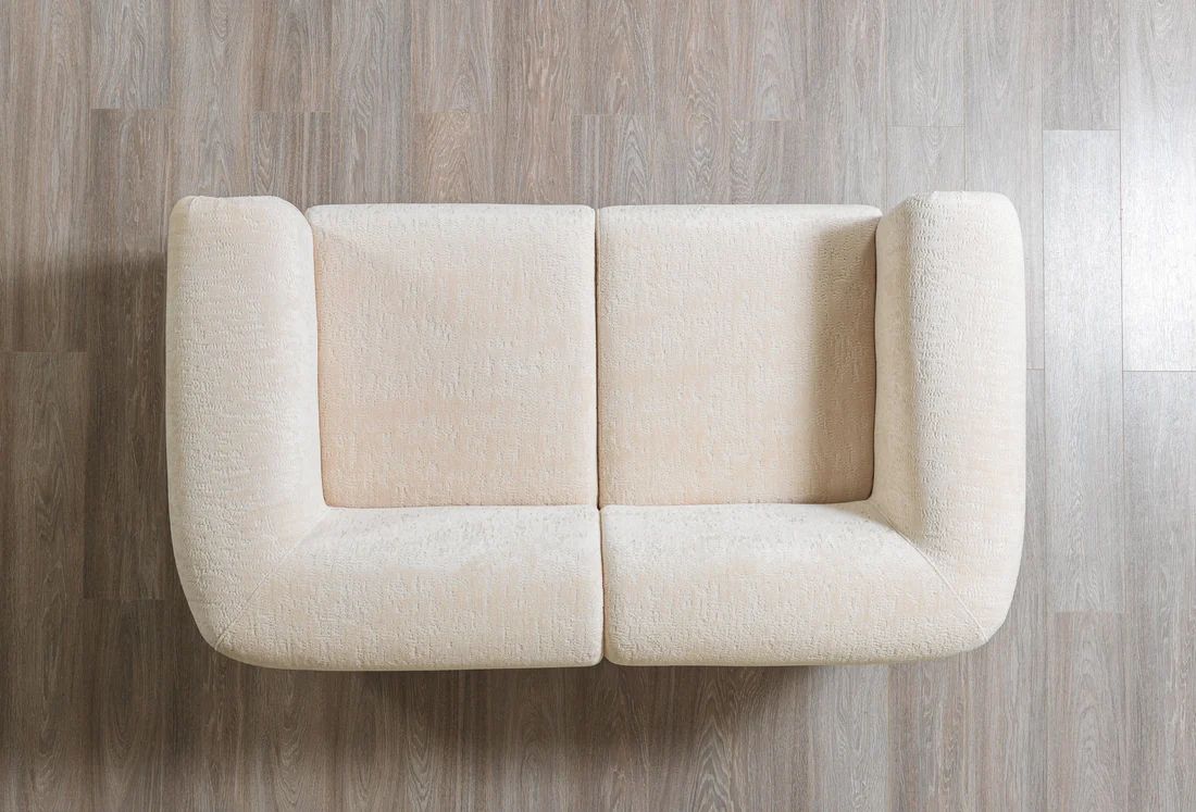 Brenda Ivory Boucle Sofa & Loveseat Set