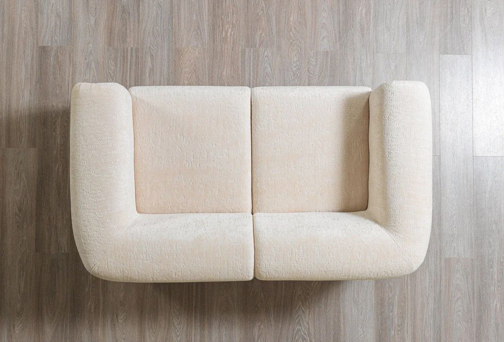 Brenda Ivory Boucle Sofa & Loveseat Set