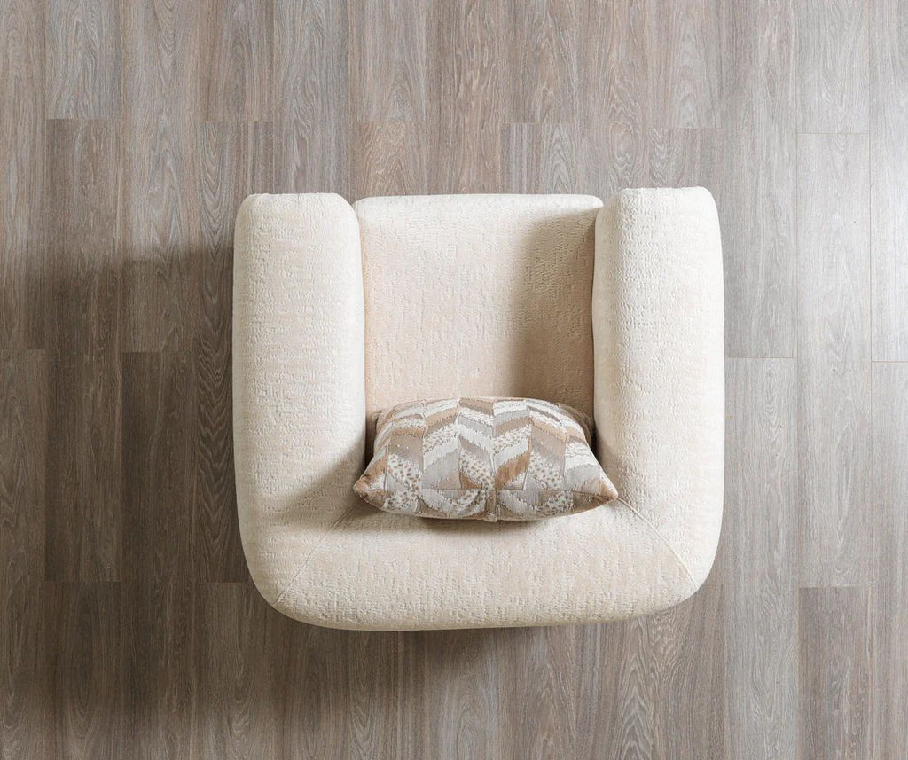 Brenda Ivory Boucle Sofa & Loveseat Set