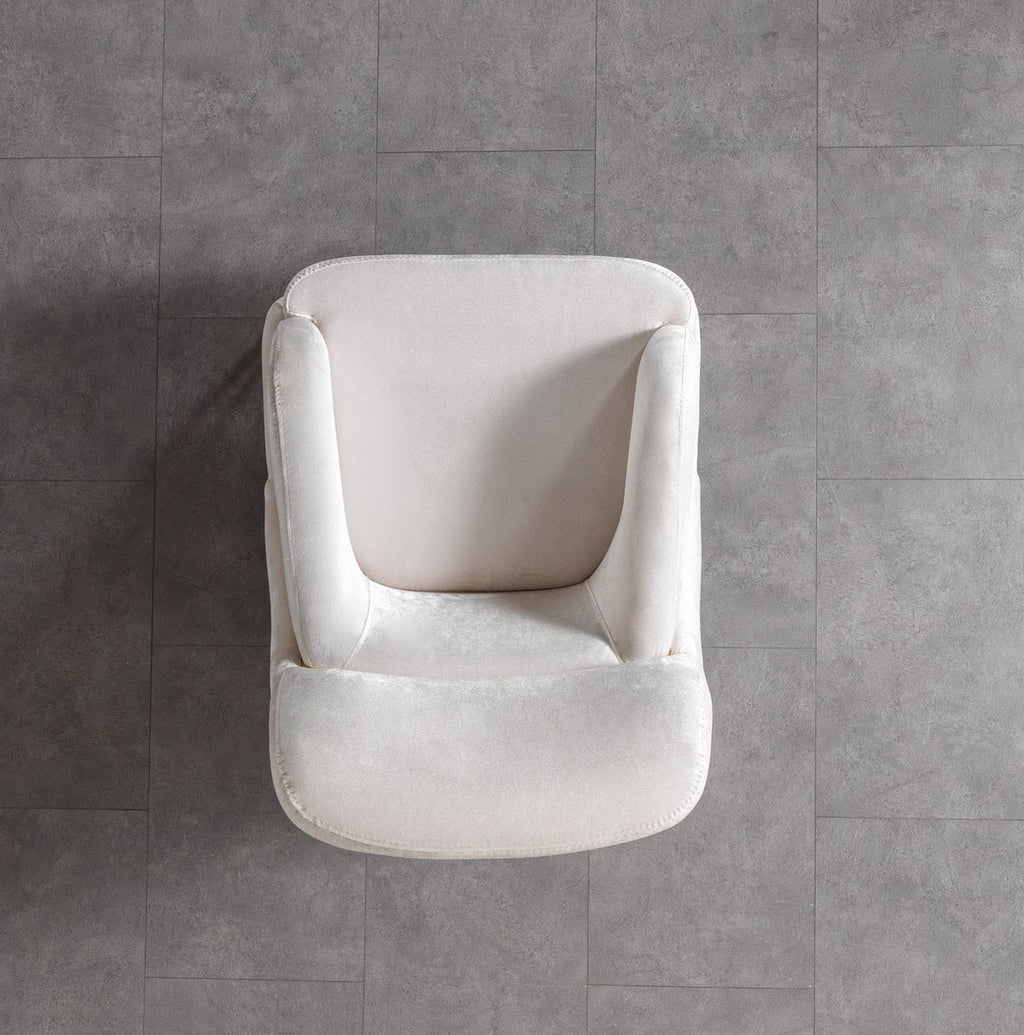 Fabiana Ivory Velvet Sofa & Loveseat