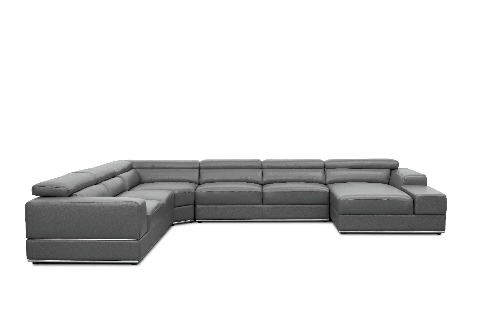 Nella Sectional Sectional Italian Leather Match