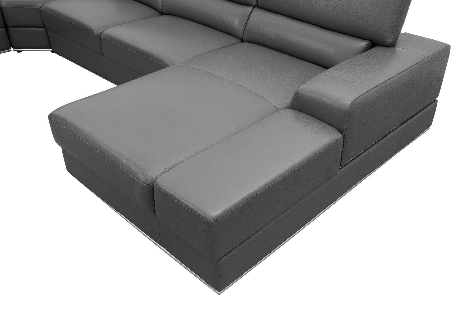 Nella Sectional Sectional Italian Leather Match