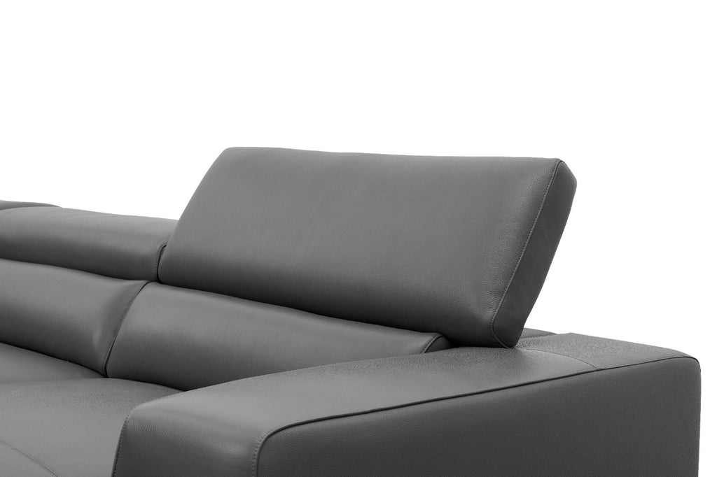 Nella Sectional Sectional Italian Leather Match