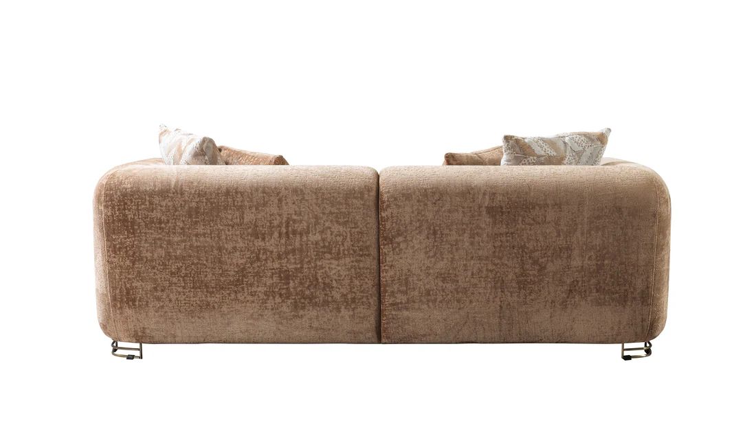 Brenda Coffee Boucle Sofa & Loveseat Set