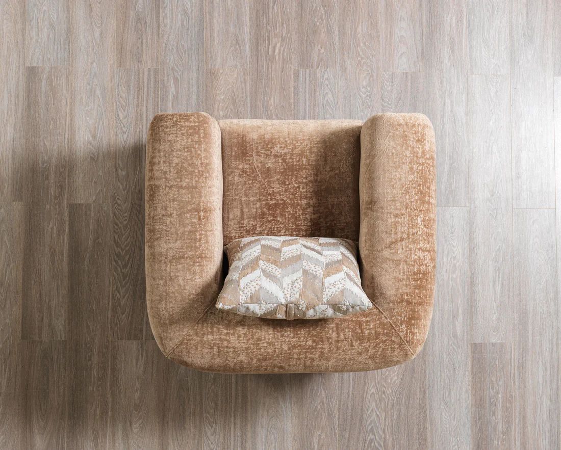 Brenda Coffee Boucle Sofa & Loveseat Set