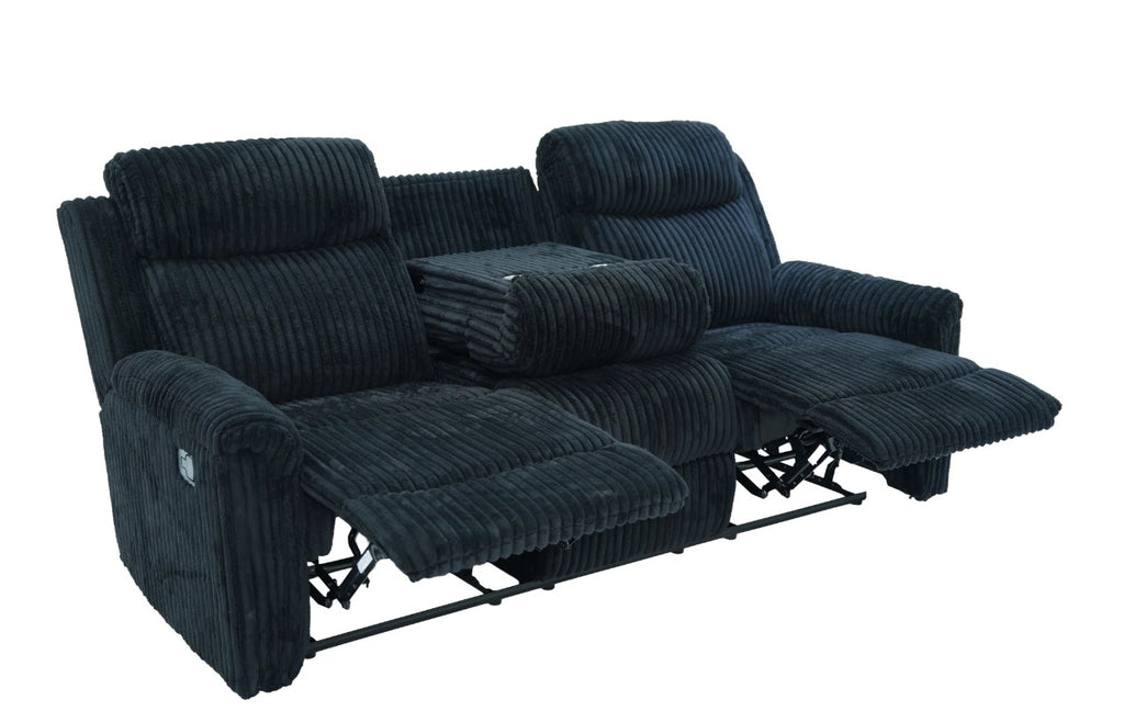 Grace Black 3- Piece Reclining Set