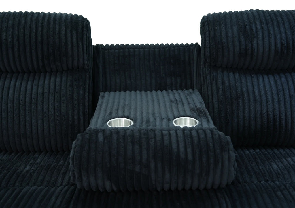 Grace Black 3- Piece Reclining Set