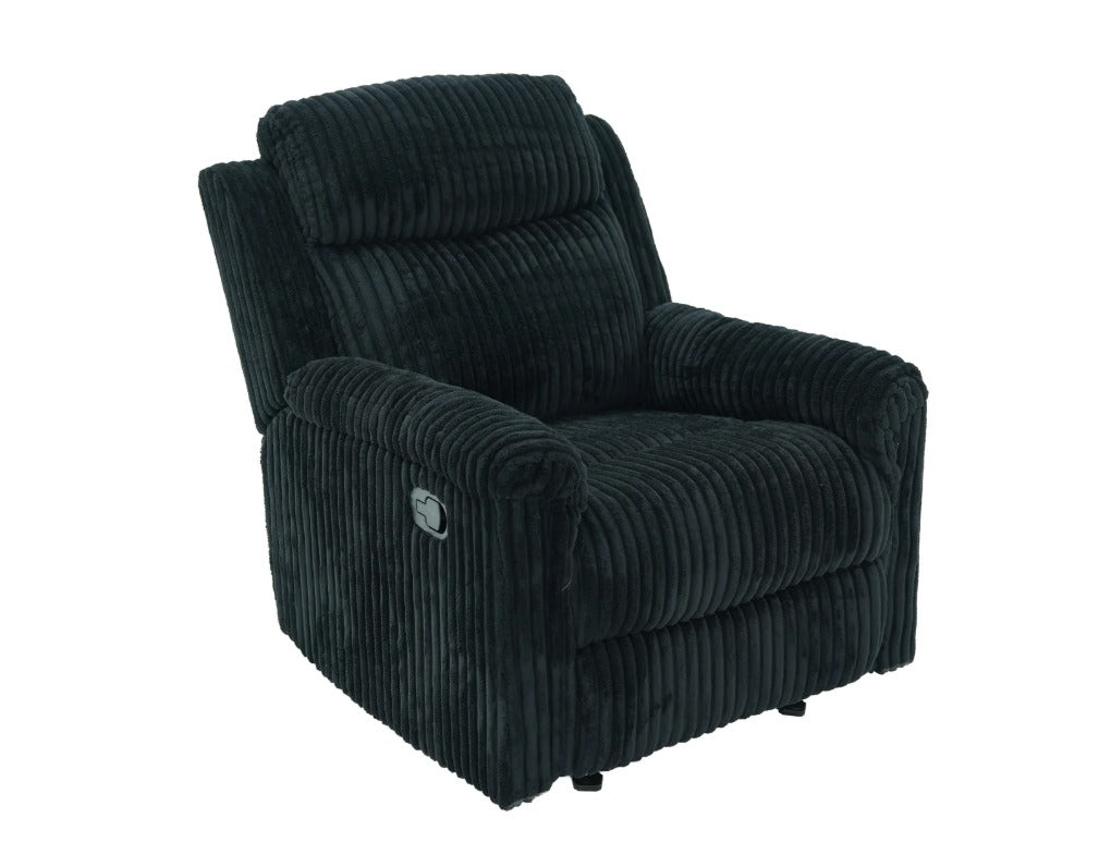 Grace Black 3- Piece Reclining Set