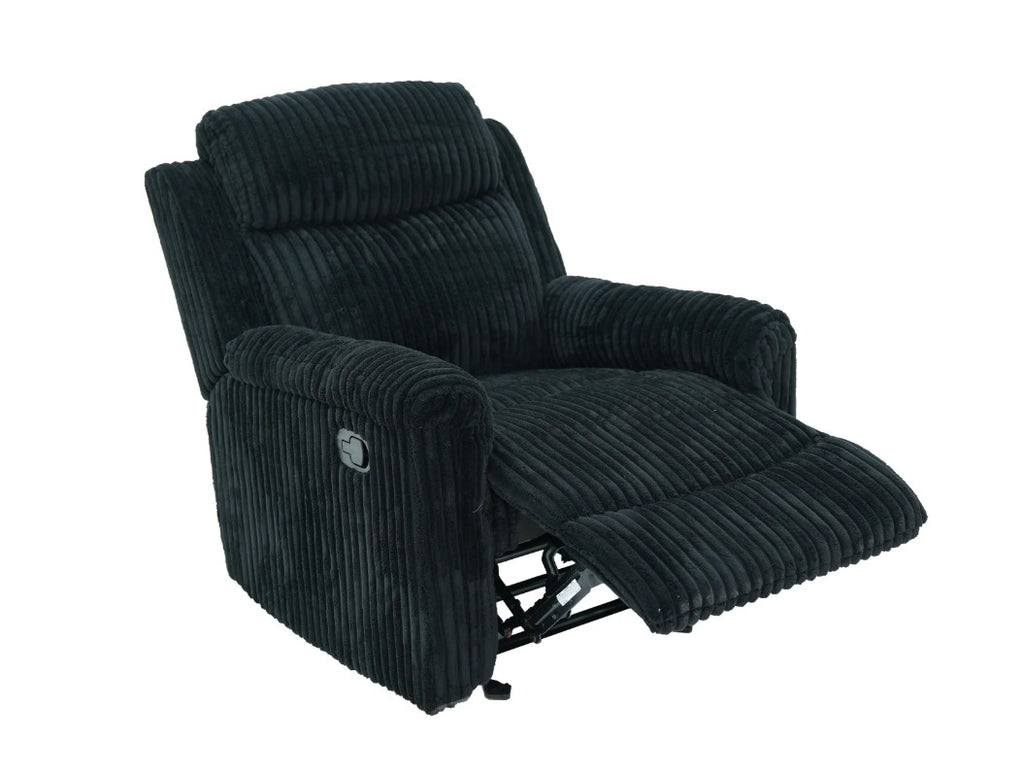 Grace Black 3- Piece Reclining Set