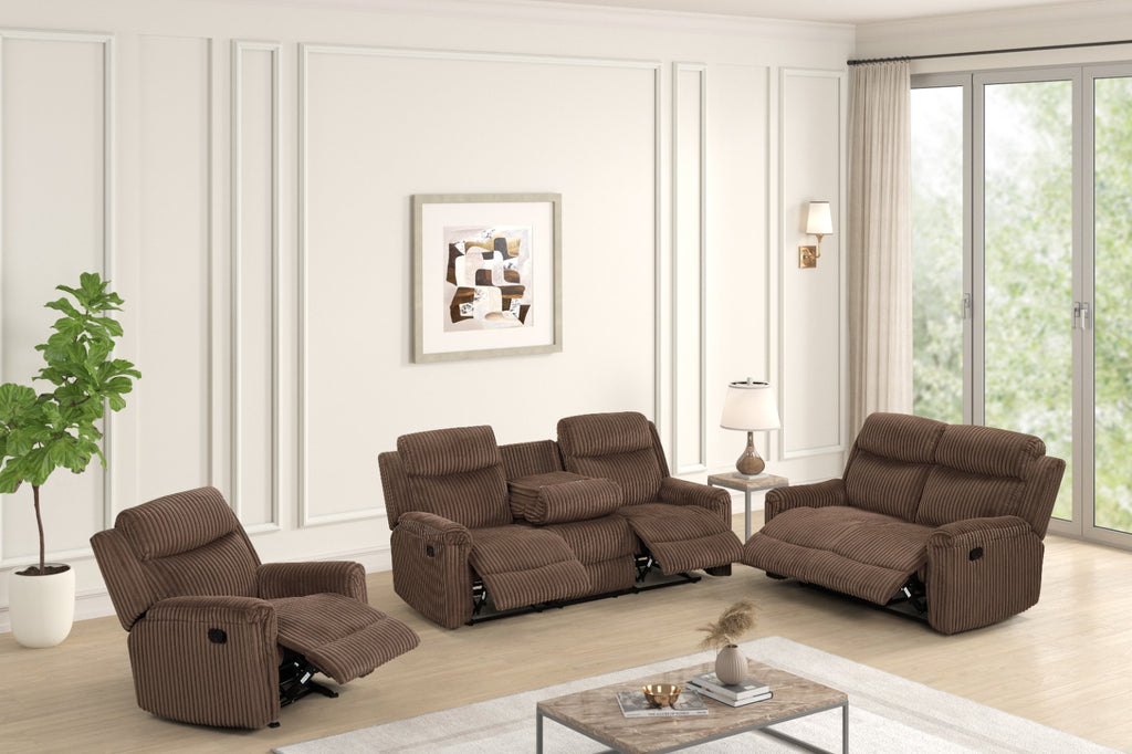 Grace Black 3- Piece Reclining Set