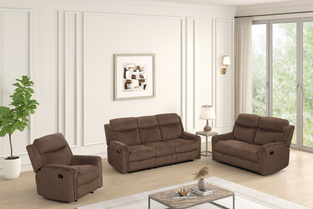 Grace Black 3- Piece Reclining Set