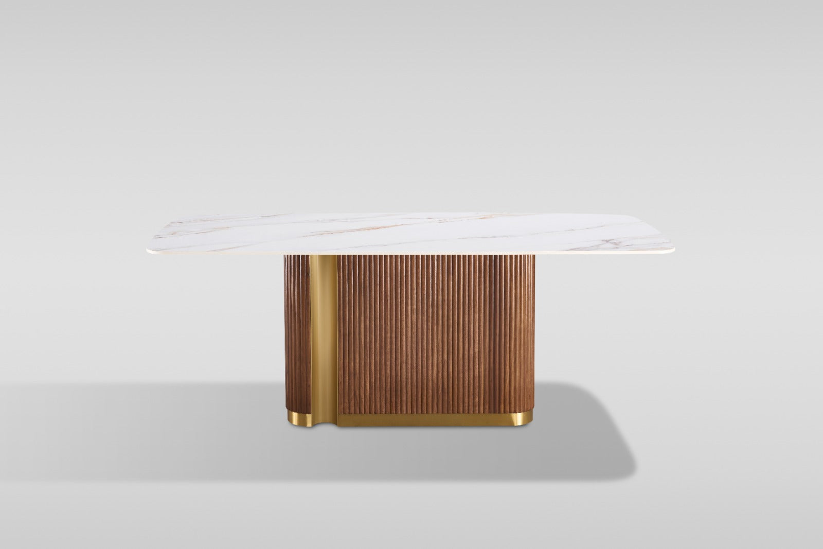 Valente (White/Walnut) Dining Room