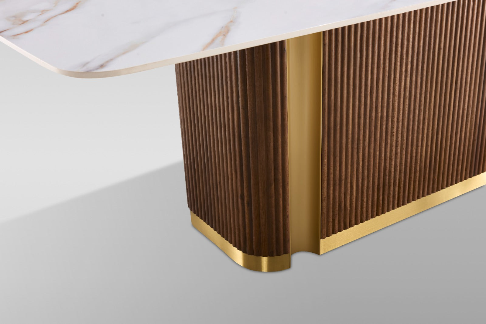 Valente (White/Walnut) Dining Room