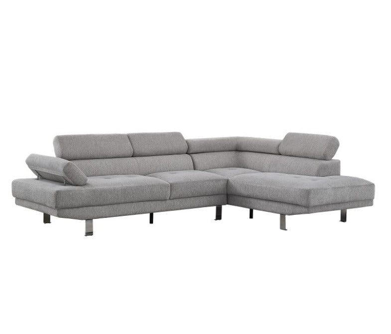 Milton Grey Linen Sectional