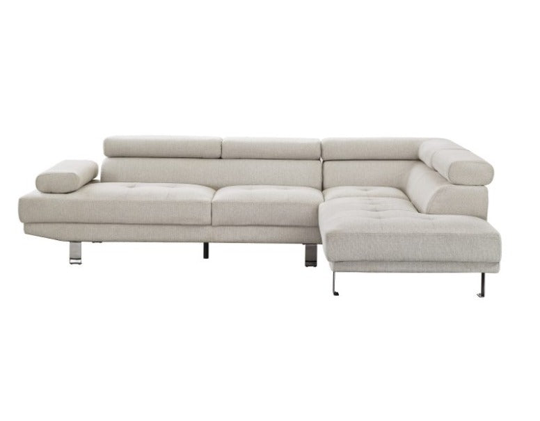Milton Beige Linen Sectional