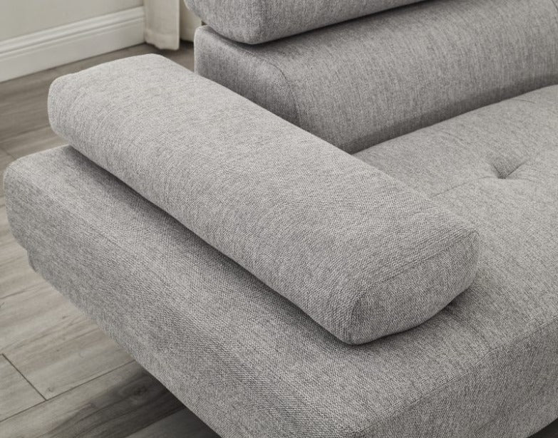 Milton Grey Linen Sectional
