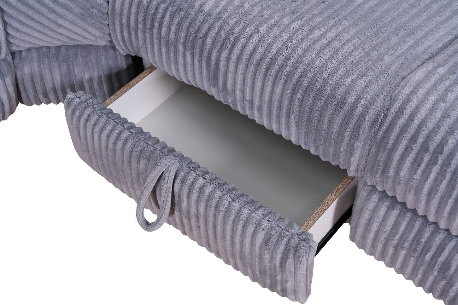 Yash Grey Sectional Recliner