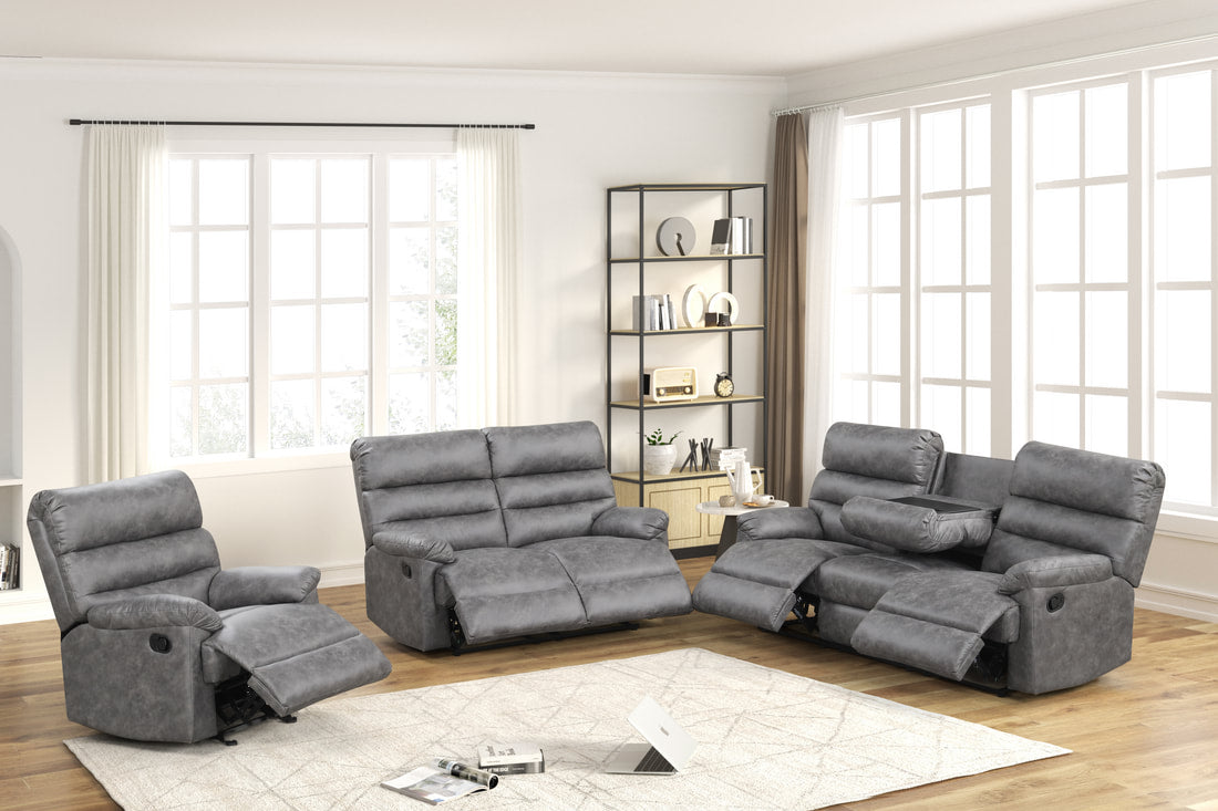 Albert Grey - 3PC Reclining Set