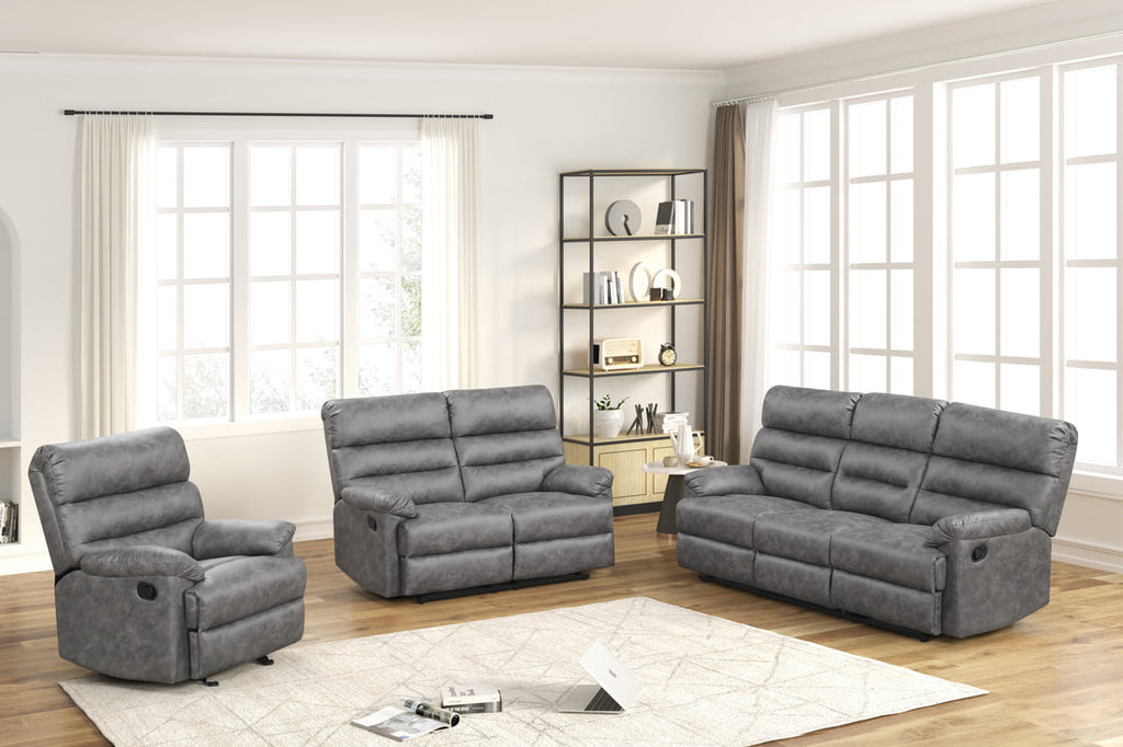 Albert Grey - 3PC Reclining Set