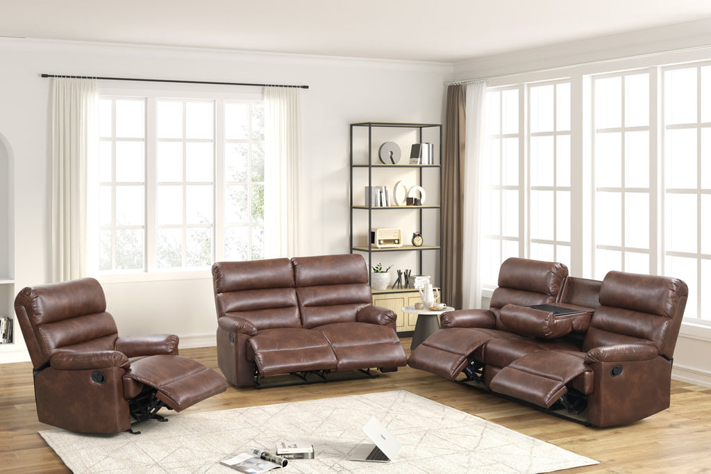 Albert Brown- 3PC Reclining Set