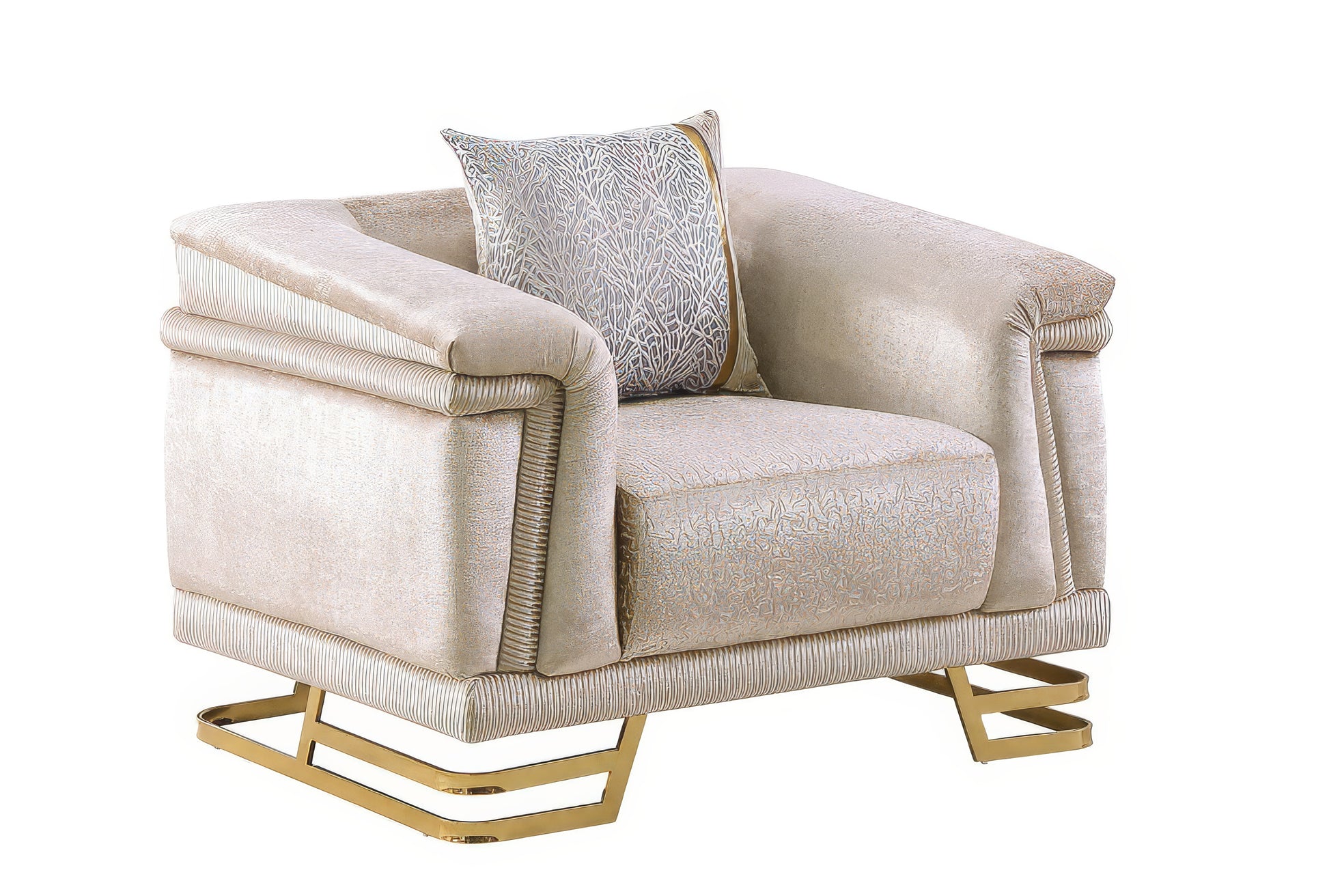 Amalfi Champagne Living Room
