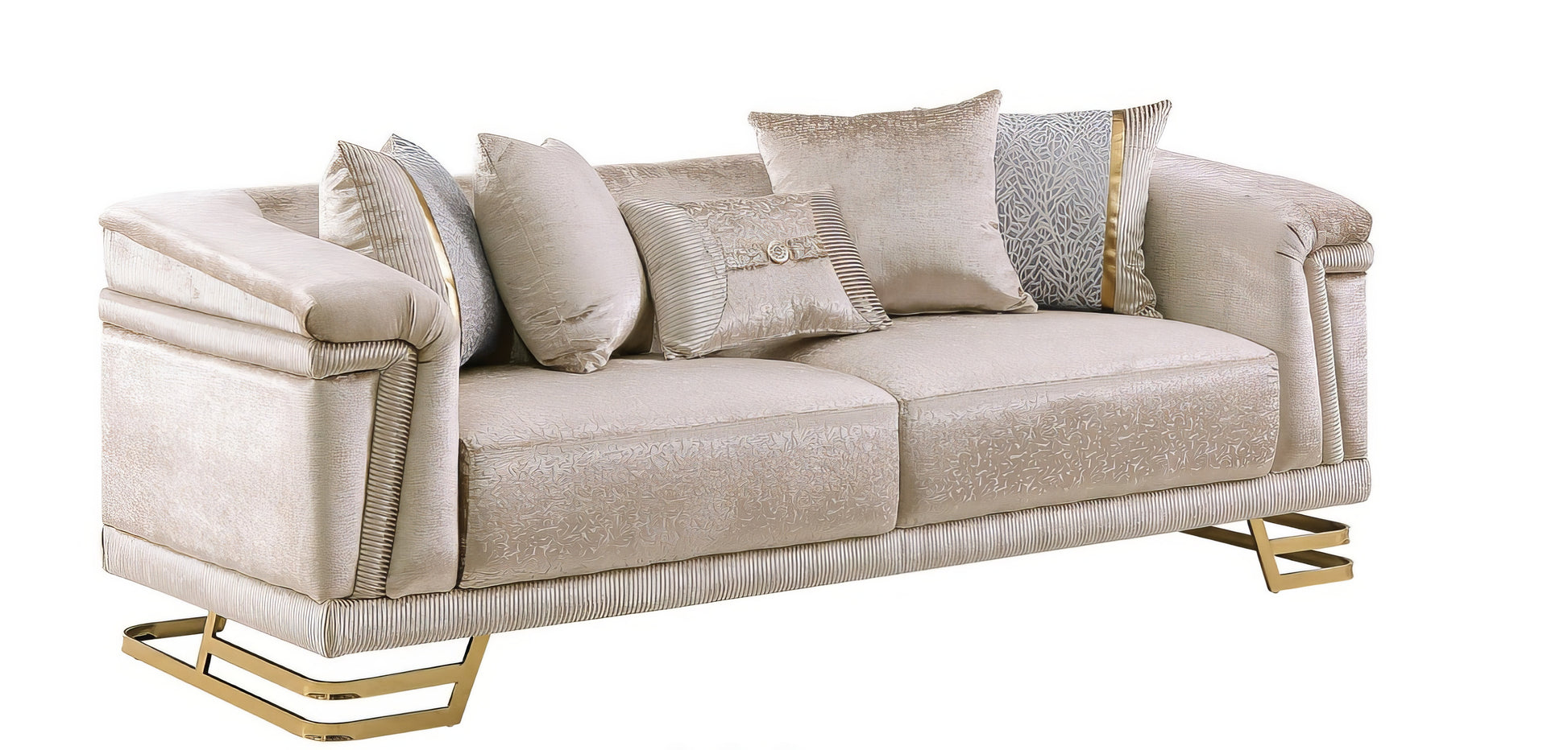 Amalfi Champagne Living Room
