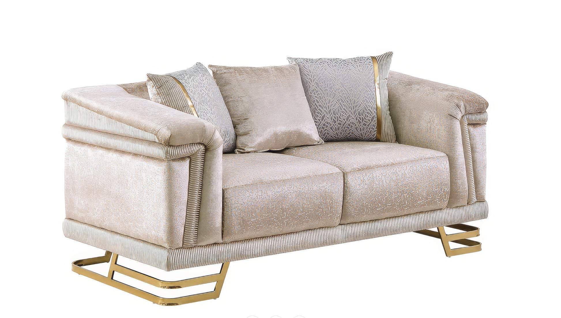 Amalfi Champagne Living Room