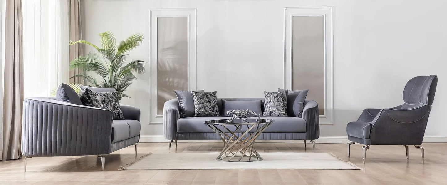 Angela Sofa and Loveseat Set