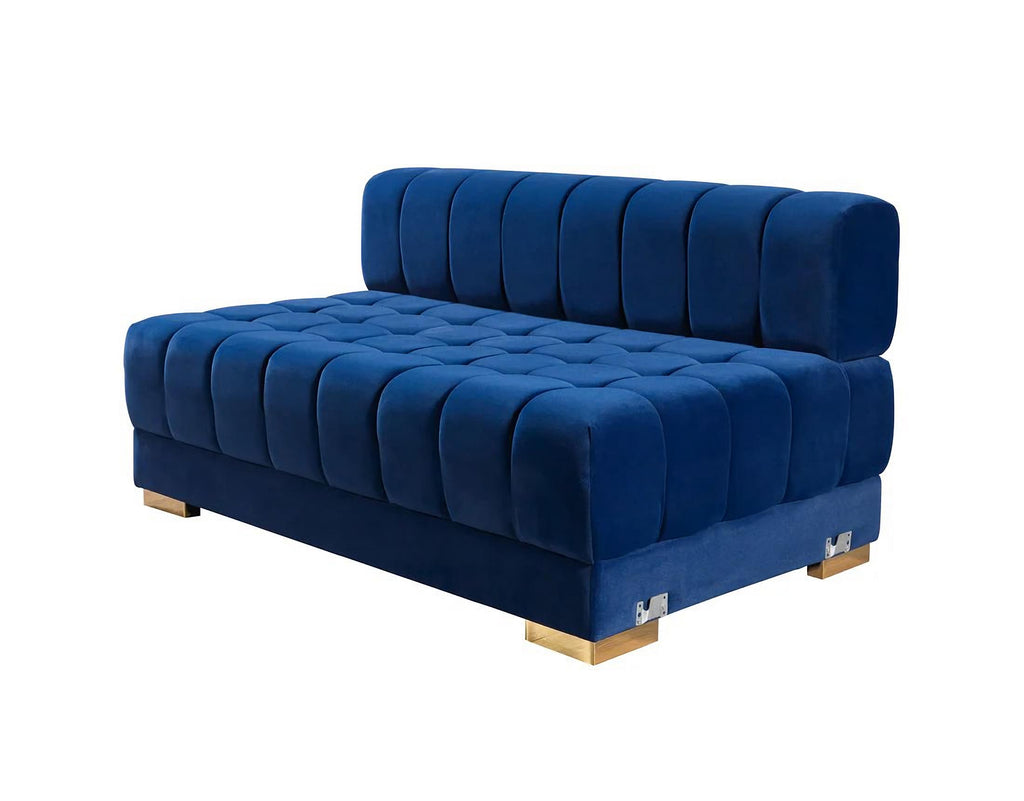 Ariana Velvet Double Chaise Sectional