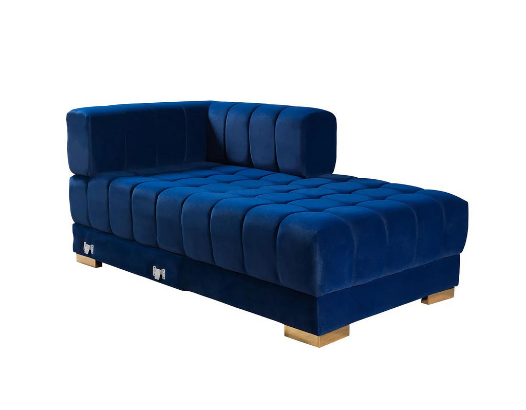 Ariana Velvet Double Chaise Sectional