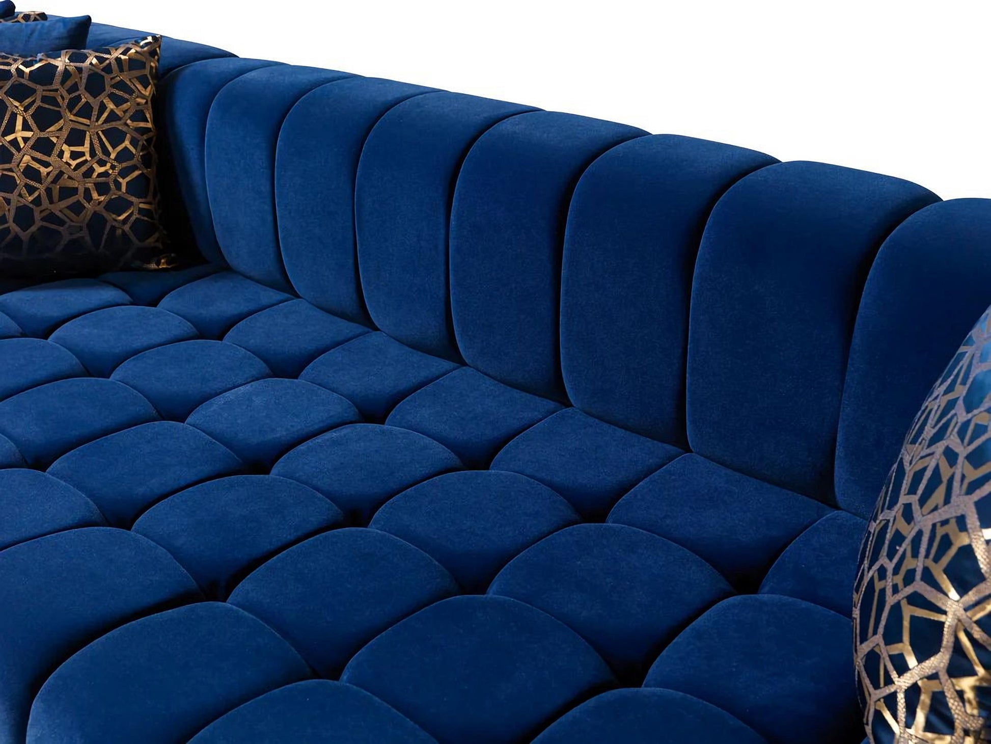 Ariana Velvet Double Chaise Sectional