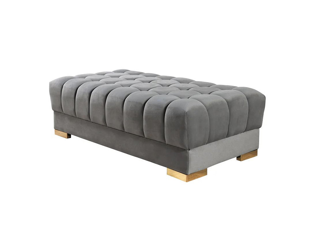 Ariana Velvet Double Chaise Sectional