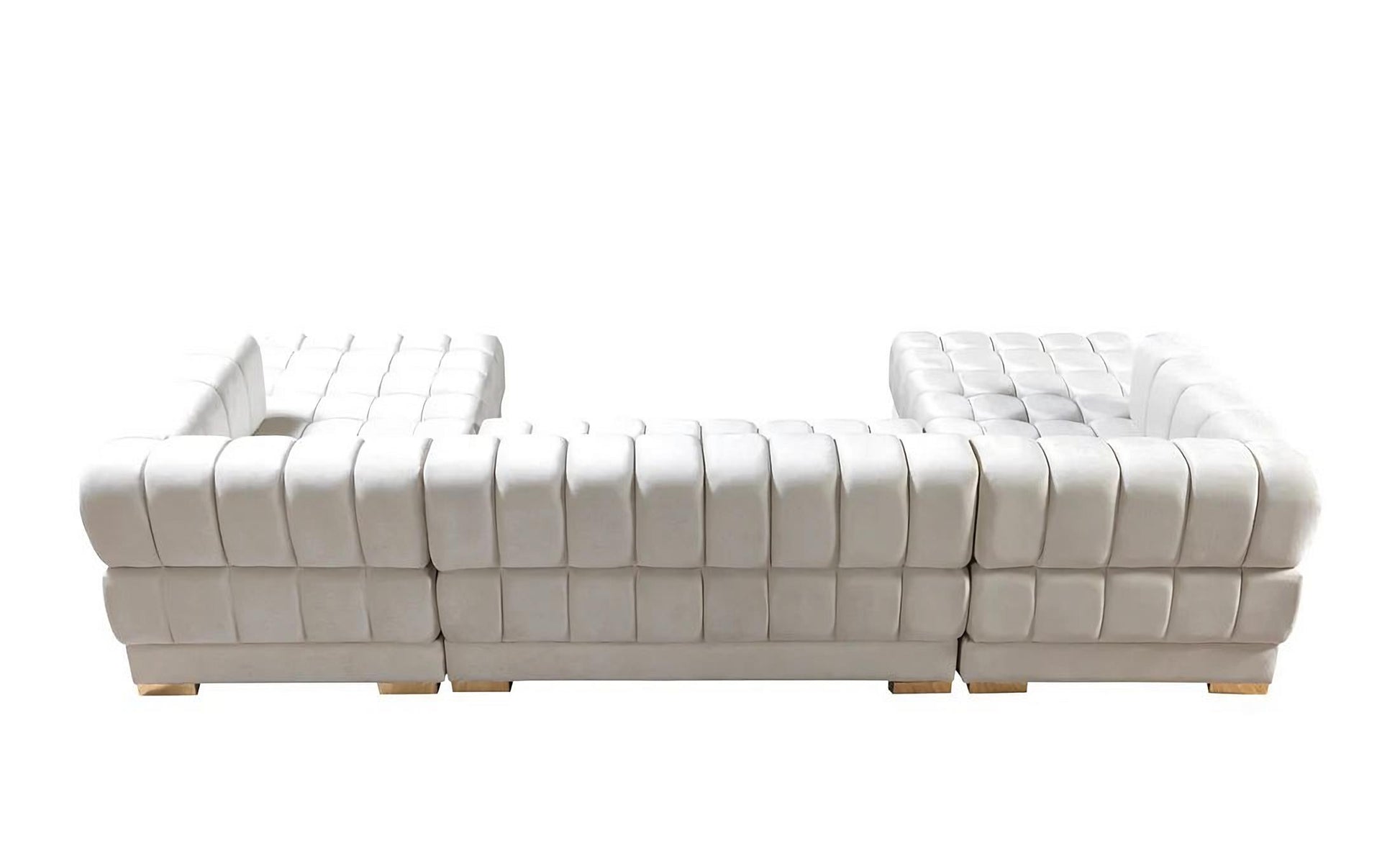 Ariana Velvet Double Chaise Sectional