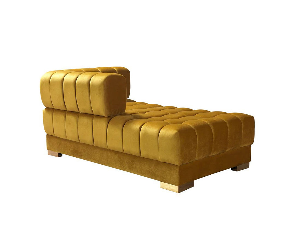 Ariana Velvet Double Chaise Sectional