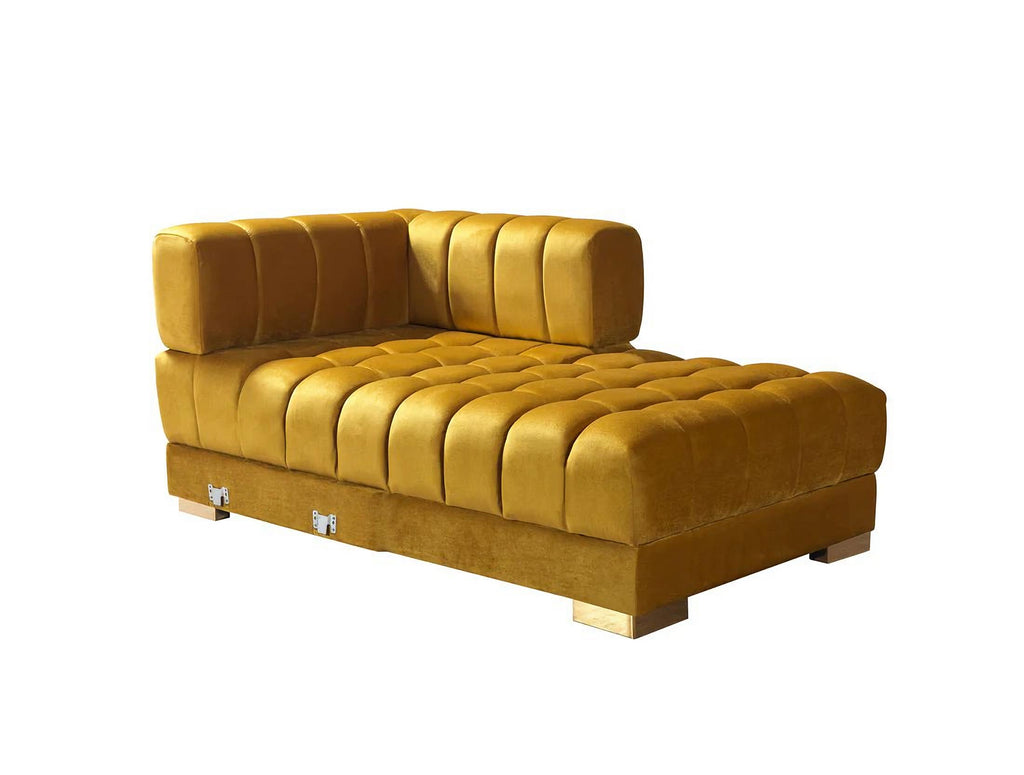 Ariana Velvet Double Chaise Sectional