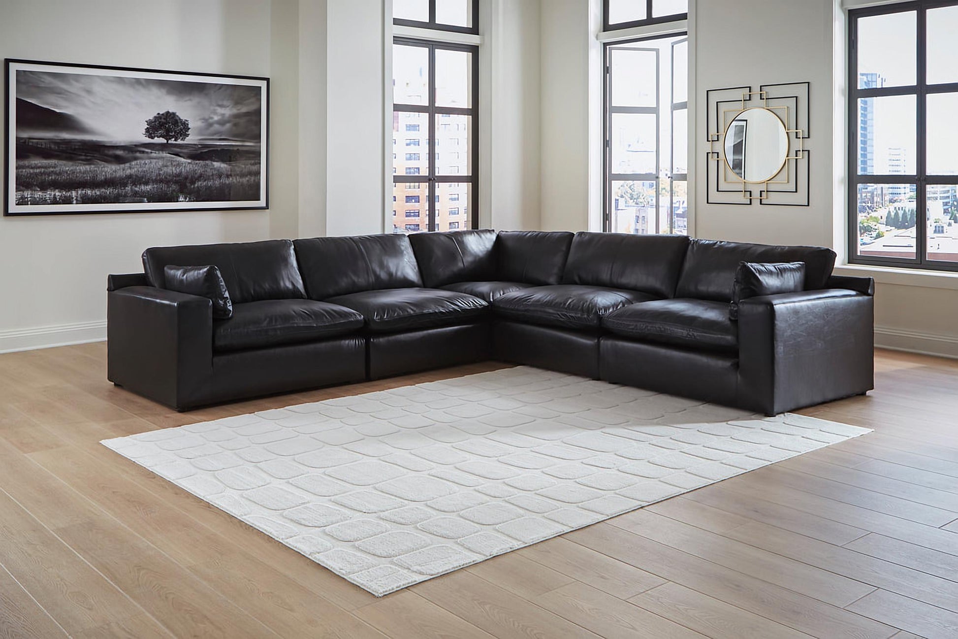 Ashley Leather Sectional