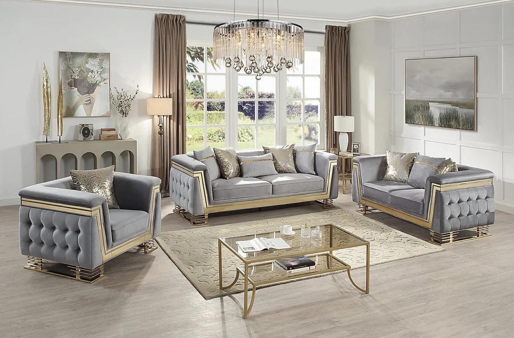 Ashton Sofa and Loveseat
