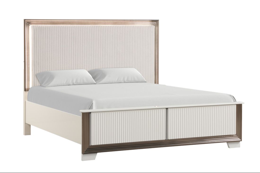 bEVERLY QUEEN PLATFORM BED