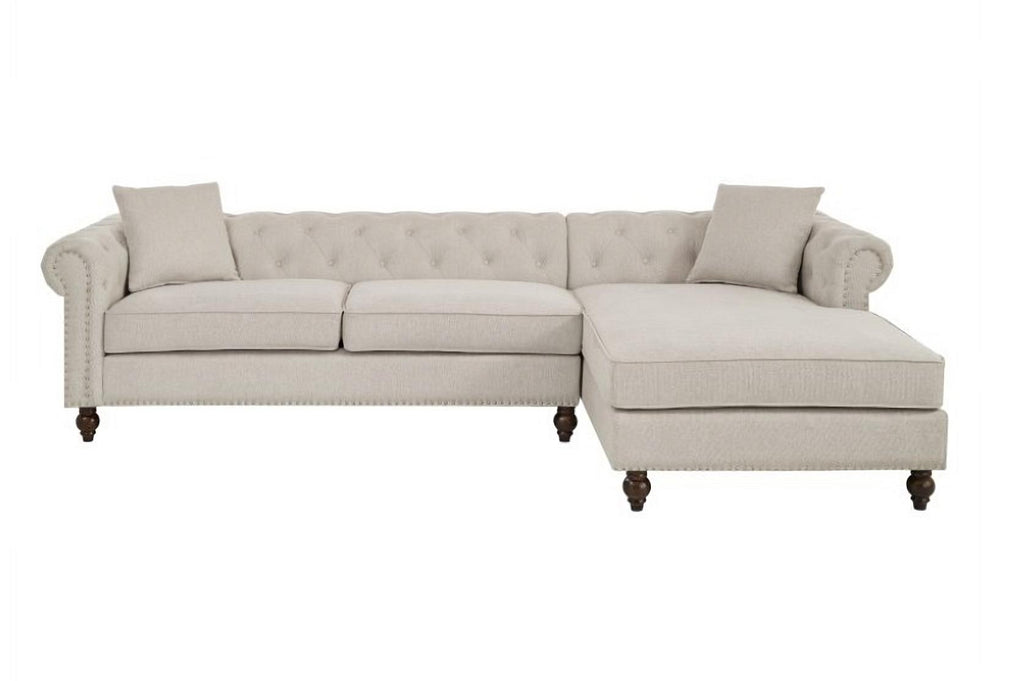 Blake Beige Chesterfield Sectional