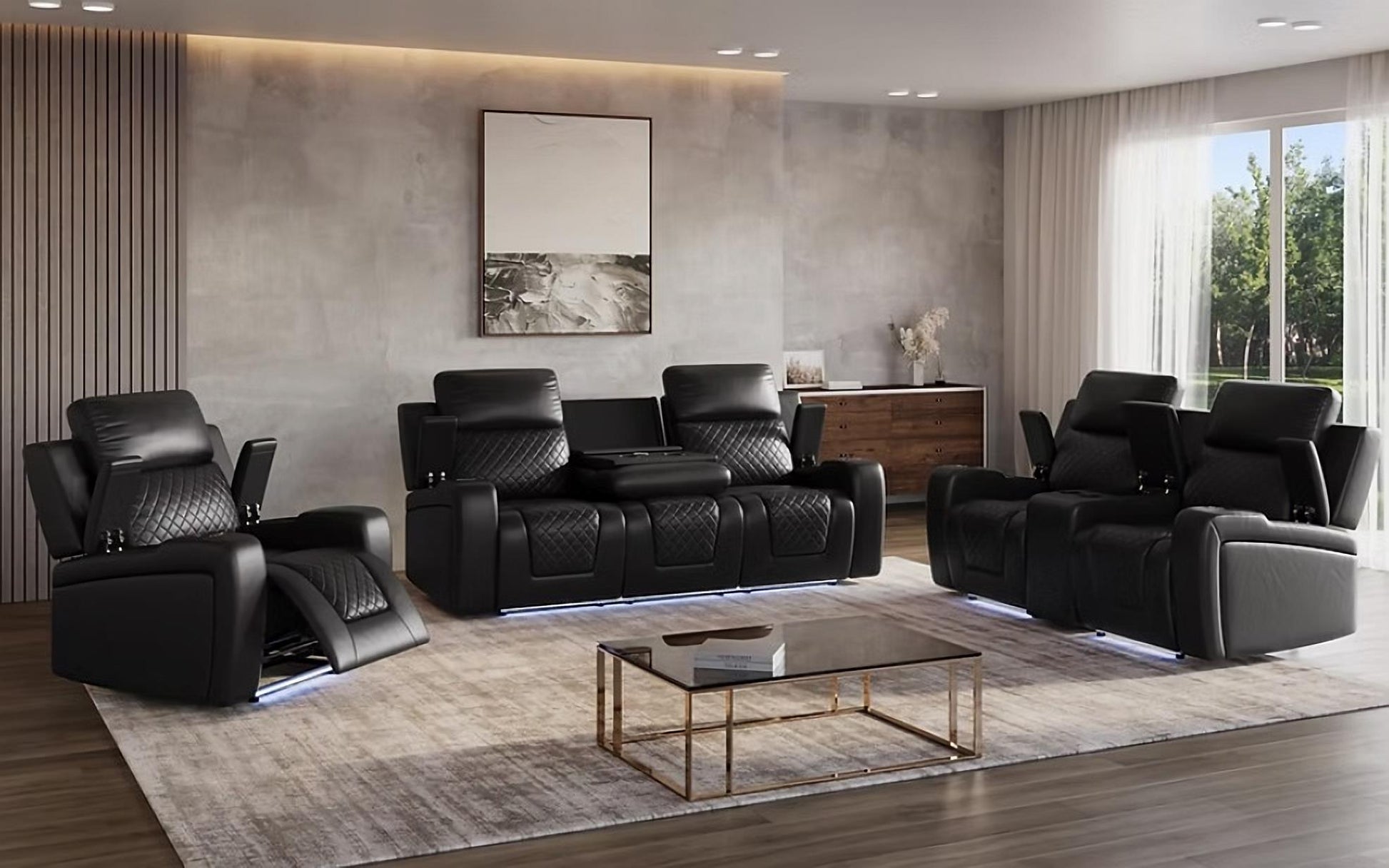 Bomer Recliner Set