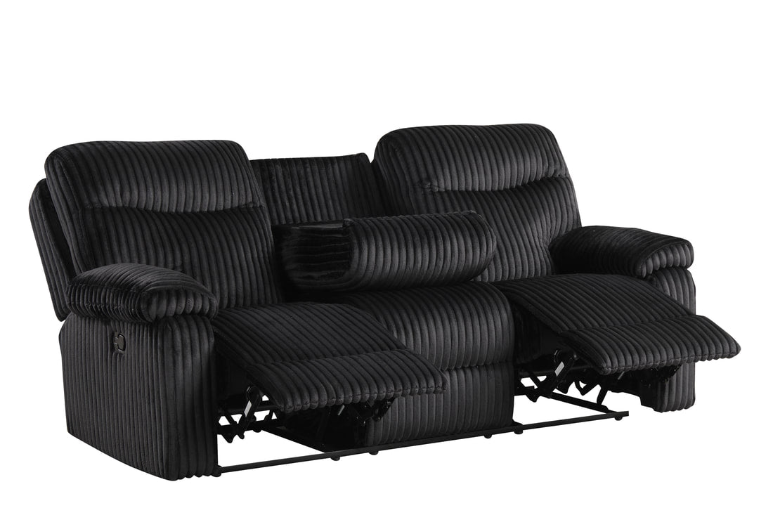 Bravo - Black 3pc Reclining Set **ON SALE**