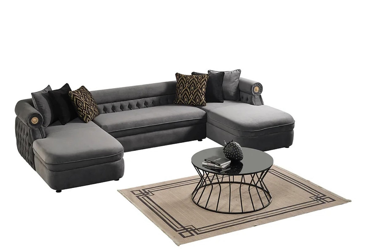 Brooklyn Sectional + ottoman