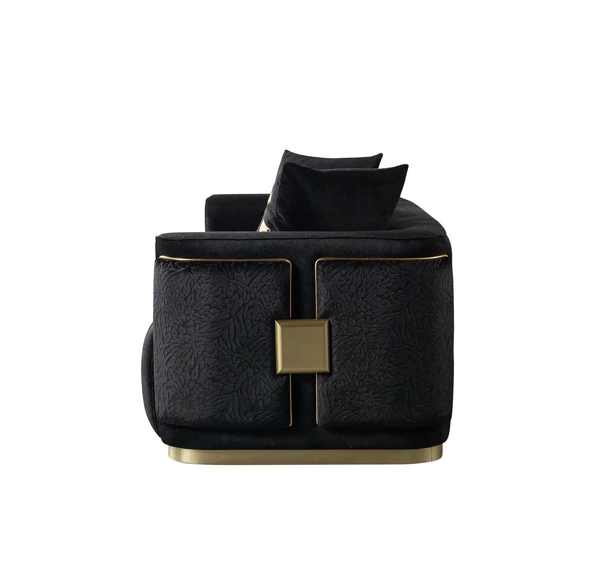 Carlina Velvet Sofa & Loveseat Set