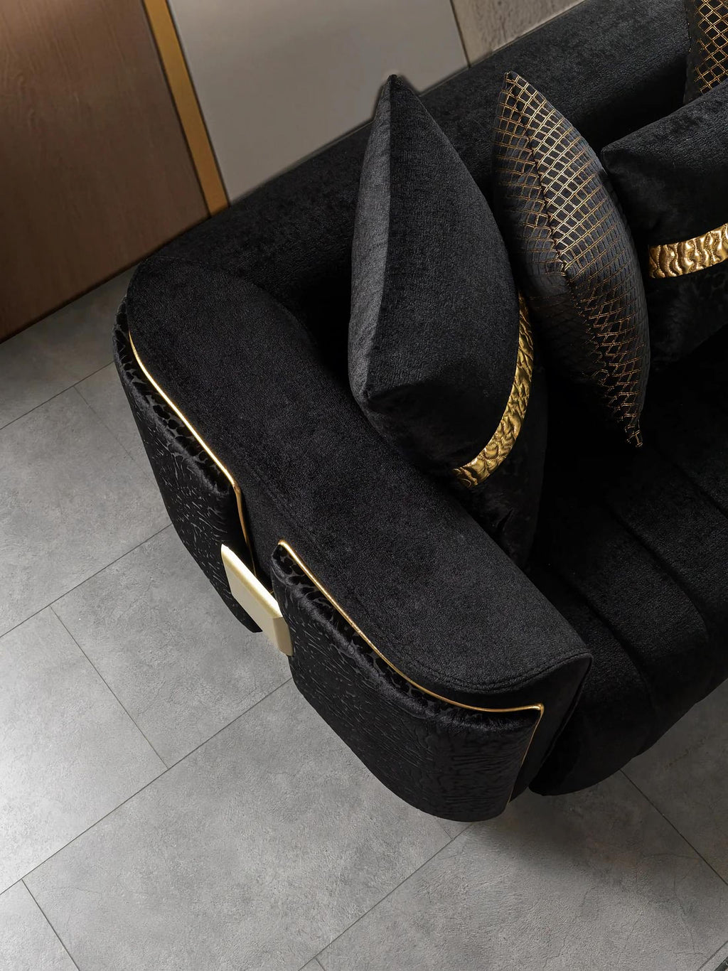 Carlina Velvet Sofa & Loveseat Set