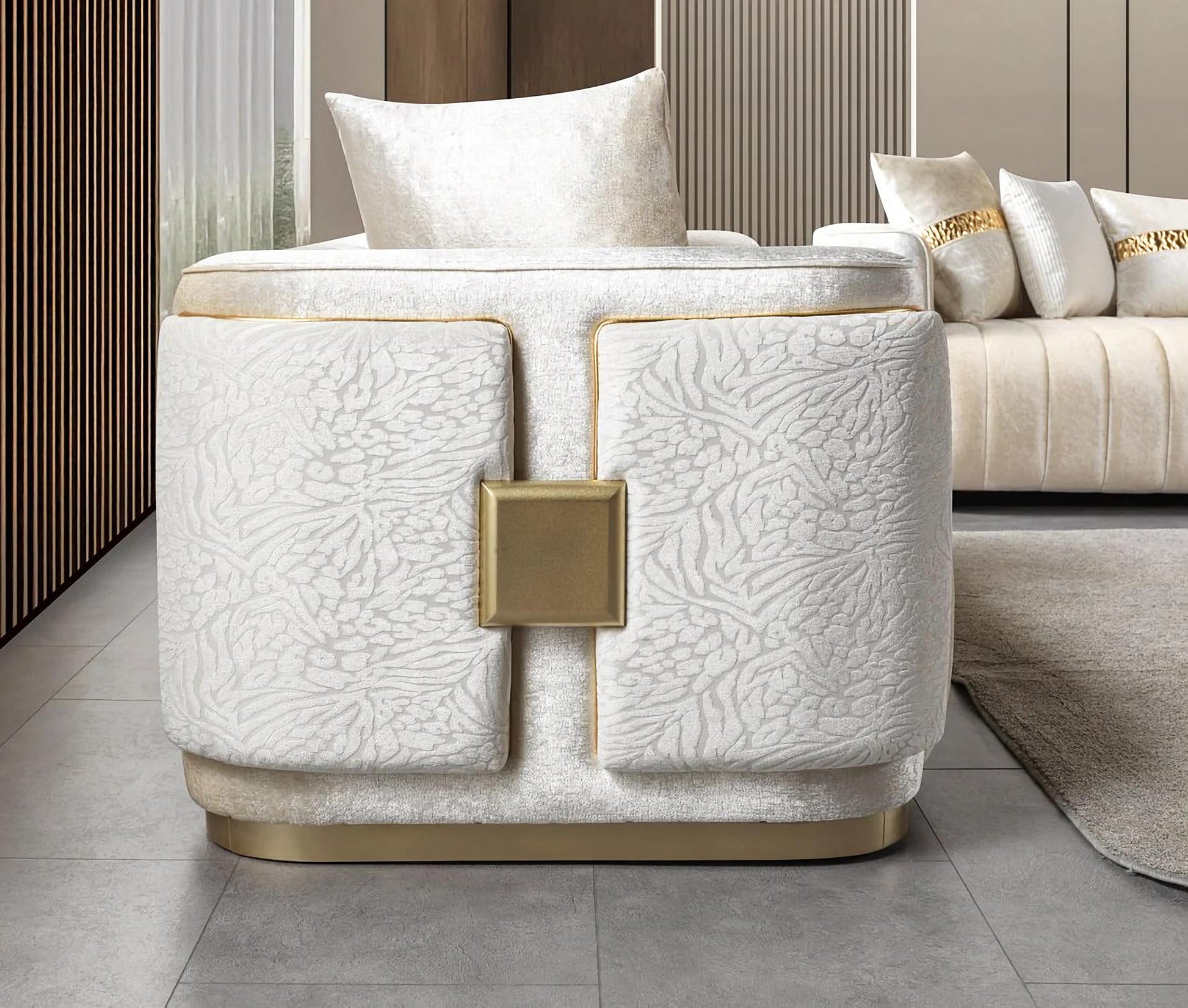 Carlina Velvet Sofa & Loveseat Set