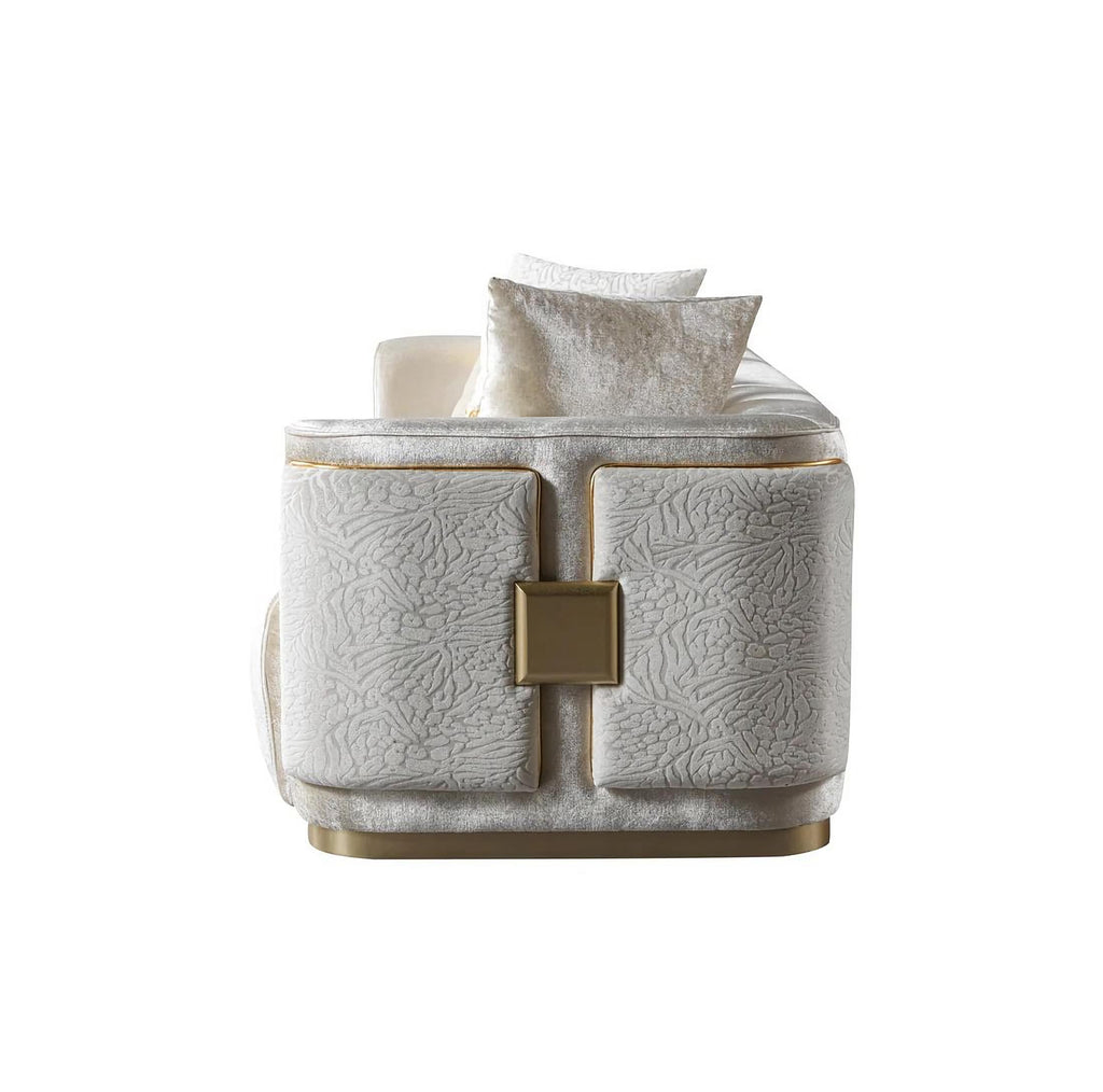 Carlina Velvet Sofa & Loveseat Set