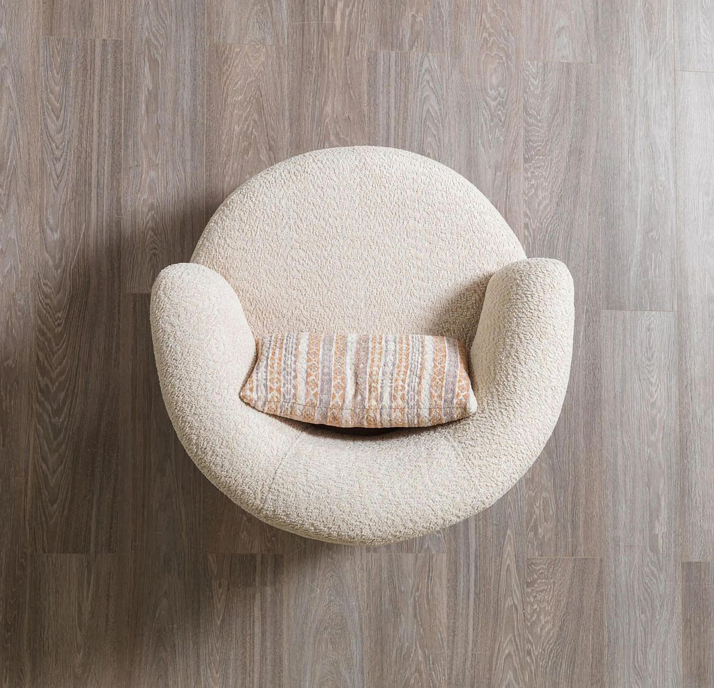 Destina Ivory Boucle Sofa & Loveseat Set